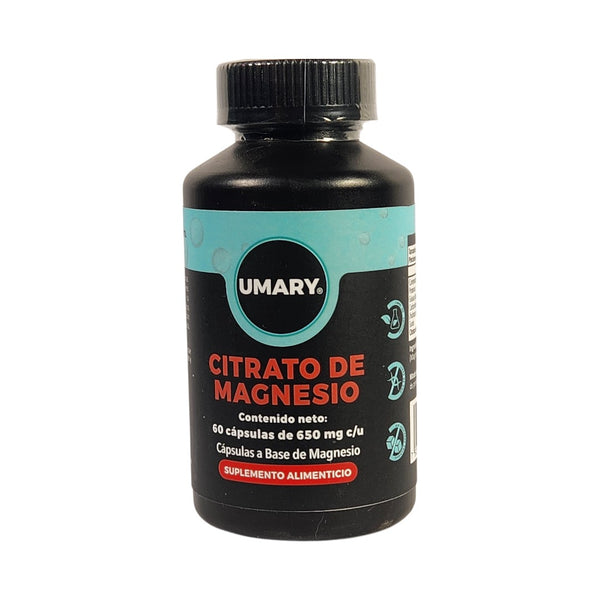 CITRATO DE MAGNESIO UMARY 60CAPS 650mg