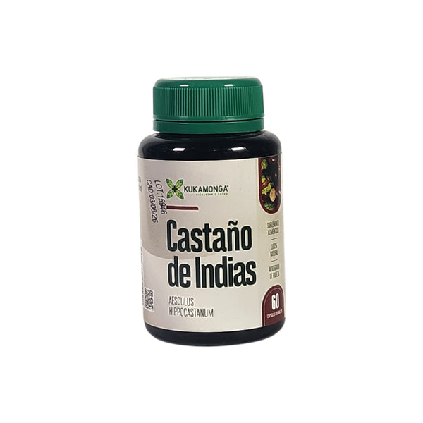 CASTAÑO DE INDIAS 60CAPS 500mg KUKAMONGA