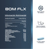 BOM FLX Colágeno Tipo II para Articulaciones – Curcumina 95%, Boswellia, Ácido Hialurónico, Colágeno Marino, Bromelina, Magnesio y Silicio – Soporte para Cartílago, Movilidad y Flexibilidad – 30 Capletas